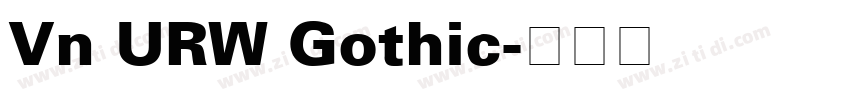 Vn URW Gothic字体转换